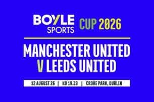 Manchester United V Leeds United — Event poster