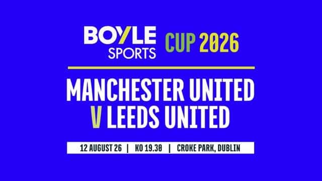 Manchester United V Leeds United (Soccer) — Event poster