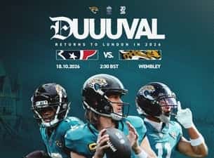 NFL London 2026: Houston Texans v Jacksonville Jaguars (Football) — Event poster
